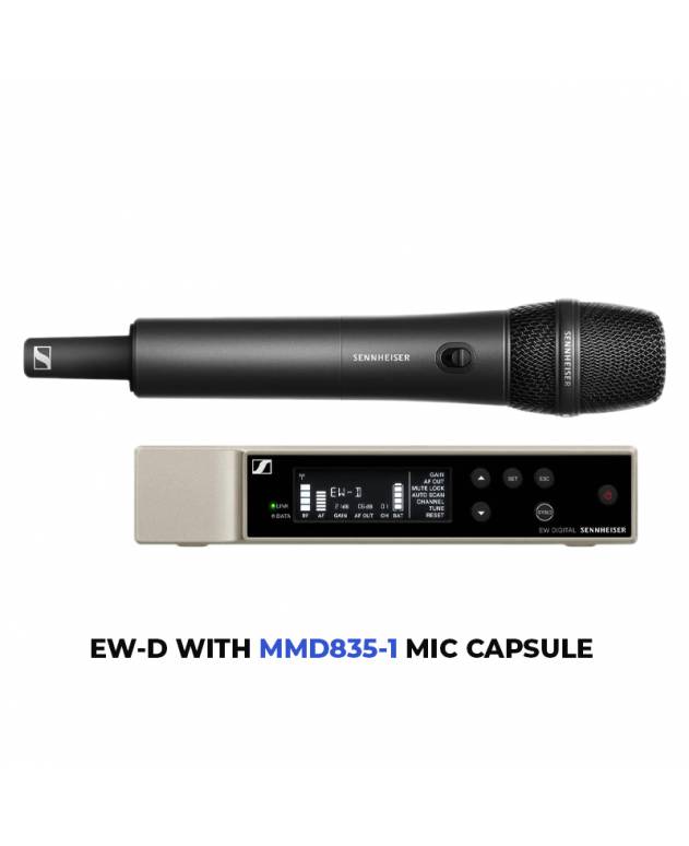 Sennheiser EWDX MKE2/835S SET DualChannel Digital Wireless Combo